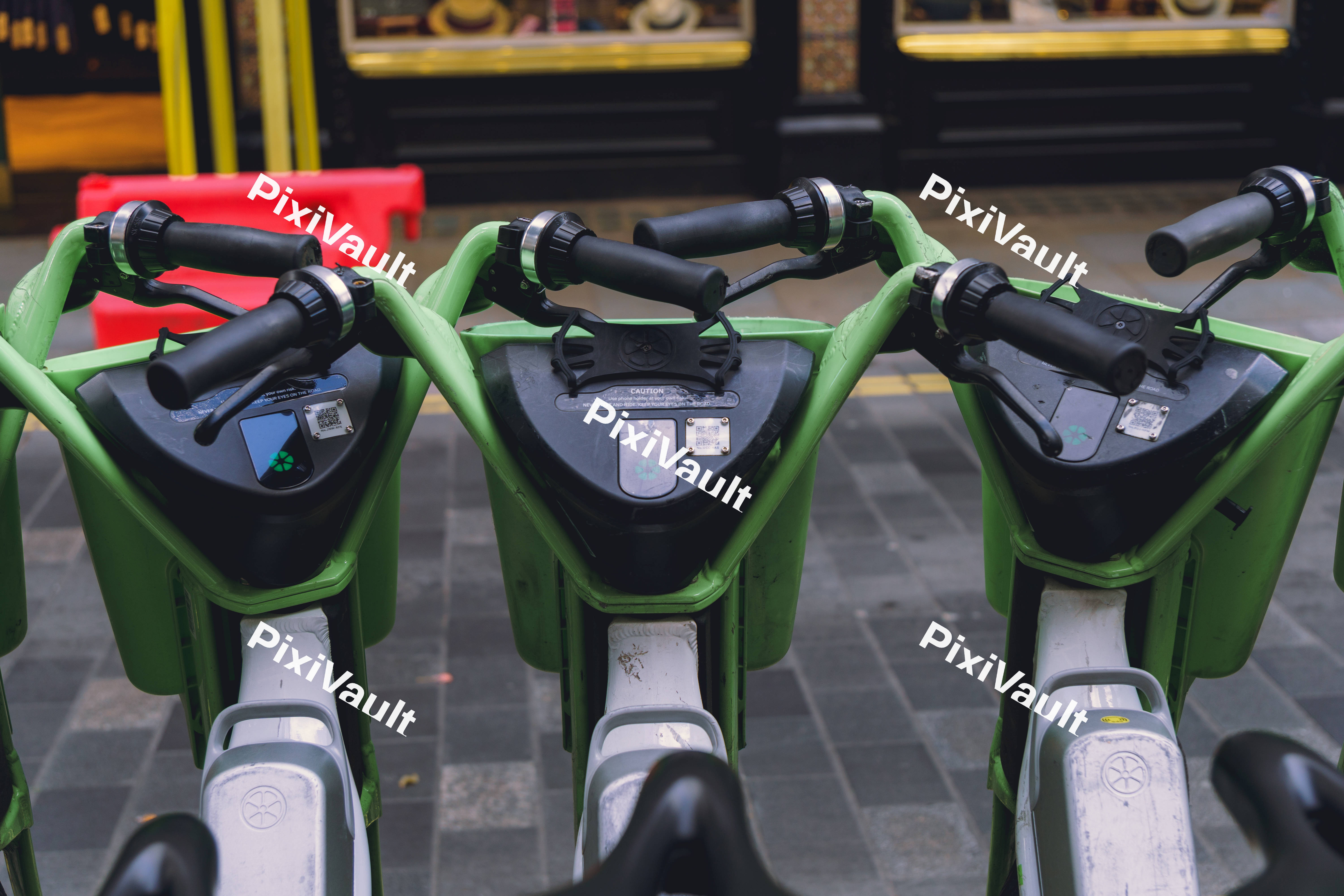 3 Lime Bikes